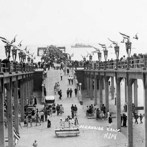 Oceanside Historical Society - Grand Opening for the Pier July 4 1927 Rorick Collectiom_resize